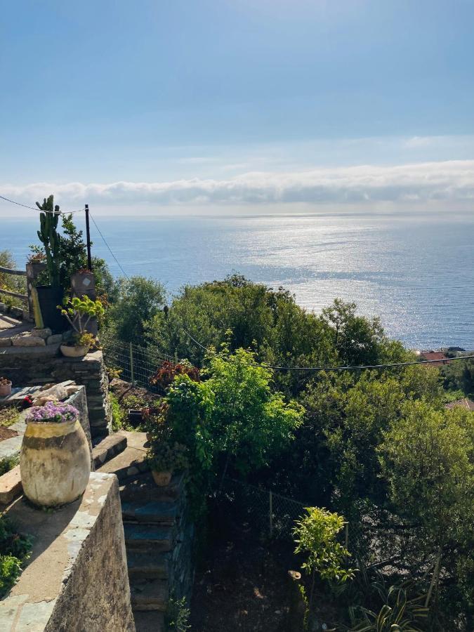 Maison Mediterraneo - Rez de villa, vue imprenable sur la mer Pietranera Exterior foto